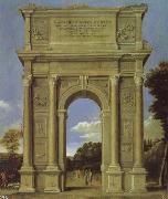 Domenico Ghirlandaio Triumphal Arch oil painting reproduction